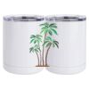 10 oz. White Stainless Steel Short Tumbler Thumbnail