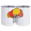 10 oz. White Stainless Steel Short Tumbler Thumbnail