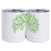 10 oz. White Stainless Steel Short Tumbler Thumbnail