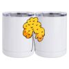 10 oz. White Stainless Steel Short Tumbler Thumbnail
