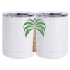 10 oz. White Stainless Steel Short Tumbler Thumbnail