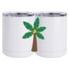 10 oz. White Stainless Steel Short Tumbler Thumbnail