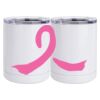 10 oz. White Stainless Steel Short Tumbler Thumbnail