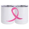 10 oz. White Stainless Steel Short Tumbler Thumbnail