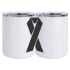10 oz. White Stainless Steel Short Tumbler Thumbnail