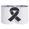 10 oz. White Stainless Steel Short Tumbler Thumbnail