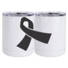 10 oz. White Stainless Steel Short Tumbler Thumbnail