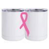 10 oz. White Stainless Steel Short Tumbler Thumbnail