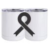 10 oz. White Stainless Steel Short Tumbler Thumbnail