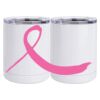 10 oz. White Stainless Steel Short Tumbler Thumbnail