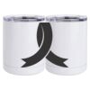 10 oz. White Stainless Steel Short Tumbler Thumbnail