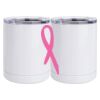 10 oz. White Stainless Steel Short Tumbler Thumbnail