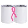 10 oz. White Stainless Steel Short Tumbler Thumbnail