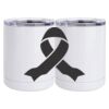 10 oz. White Stainless Steel Short Tumbler Thumbnail
