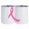 10 oz. White Stainless Steel Short Tumbler Thumbnail
