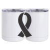 10 oz. White Stainless Steel Short Tumbler Thumbnail