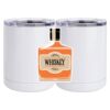 10 oz. White Stainless Steel Short Tumbler Thumbnail