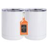10 oz. White Stainless Steel Short Tumbler Thumbnail