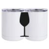 10 oz. White Stainless Steel Short Tumbler Thumbnail