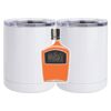 10 oz. White Stainless Steel Short Tumbler Thumbnail