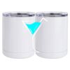 10 oz. White Stainless Steel Short Tumbler Thumbnail