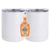 10 oz. White Stainless Steel Short Tumbler Thumbnail