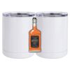 10 oz. White Stainless Steel Short Tumbler Thumbnail