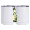 10 oz. White Stainless Steel Short Tumbler Thumbnail