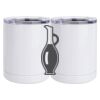 10 oz. White Stainless Steel Short Tumbler Thumbnail