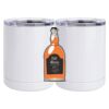 10 oz. White Stainless Steel Short Tumbler Thumbnail