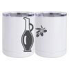 10 oz. White Stainless Steel Short Tumbler Thumbnail