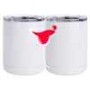 10 oz. White Stainless Steel Short Tumbler Thumbnail