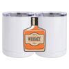 10 oz. White Stainless Steel Short Tumbler Thumbnail