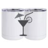 10 oz. White Stainless Steel Short Tumbler Thumbnail