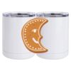 10 oz. White Stainless Steel Short Tumbler Thumbnail