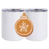 10 oz. White Stainless Steel Short Tumbler Thumbnail