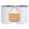10 oz. White Stainless Steel Short Tumbler Thumbnail
