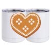 10 oz. White Stainless Steel Short Tumbler Thumbnail