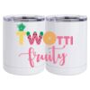 10 oz. White Stainless Steel Short Tumbler Thumbnail