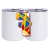 10 oz. White Stainless Steel Short Tumbler Thumbnail