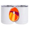 10 oz. White Stainless Steel Short Tumbler Thumbnail