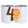 10 oz. White Stainless Steel Short Tumbler Thumbnail