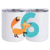 10 oz. White Stainless Steel Short Tumbler Thumbnail