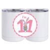 10 oz. White Stainless Steel Short Tumbler Thumbnail