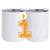 10 oz. White Stainless Steel Short Tumbler Thumbnail
