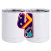 10 oz. White Stainless Steel Short Tumbler Thumbnail