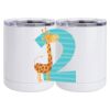 10 oz. White Stainless Steel Short Tumbler Thumbnail