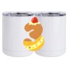 10 oz. White Stainless Steel Short Tumbler Thumbnail