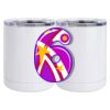 10 oz. White Stainless Steel Short Tumbler Thumbnail
