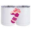 10 oz. White Stainless Steel Short Tumbler Thumbnail